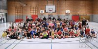 Basketball 1. Bundesliga 24/25 Tigers Tuebingen besuchen Geschwister-Scholl-Schule