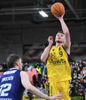 Basketball 2. Bundesliga 22/23: Tigers Tuebingen - Uni Baskets Paderborn