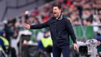 Fussball  DFB Pokal Achtelfinale  24/25: FC Bayern Muenchen - Bayer 04 Leverkusen