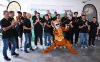 Basketball 1. Bundesliga  23/24 Teampraesentation Tigers Tuebingen