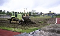 Fussball International EURO 2024: Hermann-Saam-Stadion bekommt einen neuen Rasen