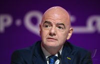 FUSSBALL WM 2022 Eroeffnung Pressekonferenz: FIFA Praesident Gianni Infantino (Schweiz)