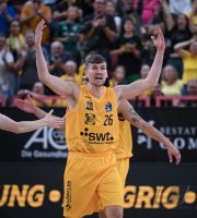 Basketball 1. Bundesliga 23/24: Tigers Tuebingen - ratiopharm Ulm