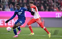 Fussball 1. Bundesliga 23/24: FC Bayern Muenchen - TSG 1899 Hoffenheim