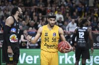 Basketball 1. Bundesliga 23/24: Tigers Tuebingen - HAKRO Merlins Crailsheim