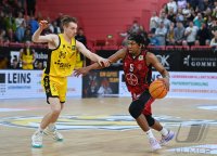 Basketball 2. Bundesliga 22/23: Tigers Tuebingen - Bayer Giants Leverkusen