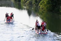 Volleyball Mannschaften des TV Rottenburg beim Team Stand Up Paddling