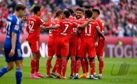 Fussball 1. Bundesliga 22/23: FC Bayern Muenchen - FC Schalke 04