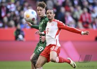 Fussball 1. Bundesliga 23/24: FC Bayern Muenchen - Borussia Moenchengladbach