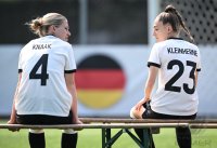 Fussball International Euro 2025,
Mannschaftsfoto Deutsche Frauen Nationalmannschaft