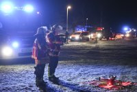 Feuerwehr Grosseinsatz zur Vermisstensuche in der Nacht zum Samstag