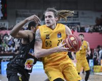 Basketball 1. Bundesliga 23/24: Tigers Tuebingen - HAKRO Merlins Crailsheim