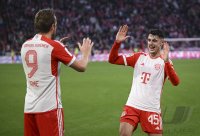 Fussball 1. Bundesliga 23/24: FC Bayern Muenchen - Borussia Moenchengladbach