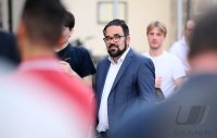 Solidaritaet mit Israel - Kundgebung auf dem Marktplatz in Rottenburg (Kreis Tuebingen)