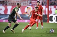 Fussball 1. Bundesliga 23/24: FC Bayern Muenchen - VfL Wolfsburg