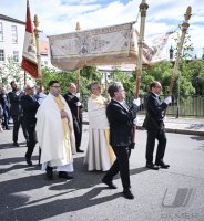 Fronleichnamsprozession 2024 in Rottenburg