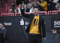 Basketball 1. Bundesliga 23/24: Tigers Tuebingen - HAKRO Merlins Crailsheim