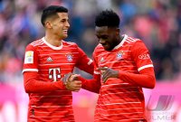 Fussball 1. Bundesliga 22/23: FC Bayern Muenchen - FC Augsburg