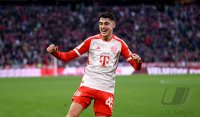 Fussball 1. Bundesliga 23/24: FC Bayern Muenchen - Borussia Moenchengladbach