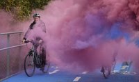 Eroeffnung der Radbruecke West in Tuebingen durch OB Boris Palmer