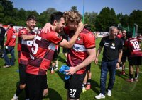 Fussball Relegation zur Regionalliga Sued 2024/2025
TSG Balingen - Tuerk Guecue Friedberg