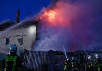 Wohnhausbrand Ortsmitte Starzach - Wachendorf