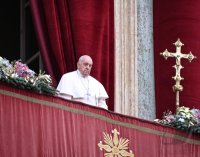 Rom; Papst Franziskus I. spricht den Urbi Et Orbi Segen