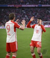 Fussball 1. Bundesliga 23/24: FC Bayern Muenchen - Borussia Moenchengladbach