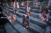 Kundgebung, Rettet Gaza, auf dem Holzmarkt in Tuebingen