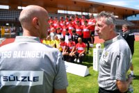 Fussball Regionalliga Sued, Familientag TSG Balingen Fotoshooting Media Day