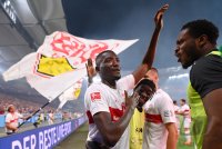 Fussball 1. Bundesliga Saison 22/23 Relegation: VfB Stuttgart - Hamburger SV