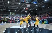 Basketball 1. Bundesliga 23/24: Tigers Tuebingen - MLP Academics Heidelberg