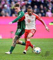 Fussball 1. Bundesliga 23/24: FC Bayern Muenchen - Borussia Moenchengladbach