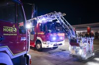 Begruessung der neuen Drehleiter der Freiwilligen Feuerwehr Horb