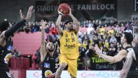 Basketball 1. Bundesliga 23/24: Tigers Tuebingen - HAKRO Merlins Crailsheim