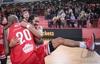 Basketball 1. Bundesliga 23/24: Tigers Tuebingen - Wuerzburg Baskets