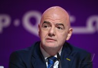 FUSSBALL WM 2022 Eroeffnung Pressekonferenz: FIFA Praesident Gianni Infantino (Schweiz)