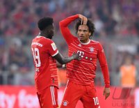 Fussball 1. Bundesliga 22/23: FC Bayern Muenchen - Borussia Moenchengladbach