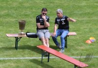 Fussball Regionalliga Sued, Familientag TSG Balingen Fotoshooting Media Day