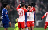 Fussball 1. Bundesliga 23/24: FC Bayern Muenchen - TSG 1899 Hoffenheim