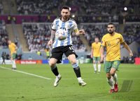 FUSSBALL WM 2022 Achtelfinale: Argentinien - Australien