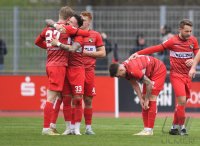 Fussball Regionalliga Suedwest am 08.04.2023 in Balingen (Bizerba Arena)