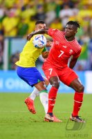 FUSSBALL WM 2022 Vorrunde: Brasilien - Schweiz