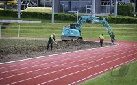 Fussball International EURO 2024: Hermann-Saam-Stadion bekommt einen neuen Rasen