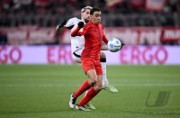 Fussball  DFB Pokal Achtelfinale  24/25: FC Bayern Muenchen - Bayer 04 Leverkusen