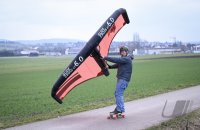 Klaus Leins beim Wingskating