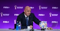 FUSSBALL WM 2022 Eroeffnung Pressekonferenz: FIFA Praesident Gianni Infantino (Schweiz)