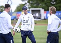 Fussball International EURO 2024: Training Daenemark in Freudenstadt