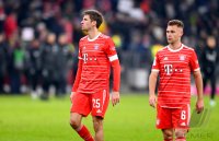 Fussball 1. Bundesliga 22/23: FC Bayern Muenchen - Eintracht Frankfurt