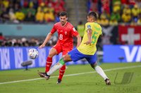 FUSSBALL WM 2022 Vorrunde: Brasilien - Schweiz